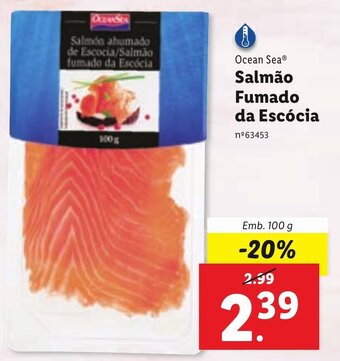 Lidl Salmão Fumado da Escócia promoção