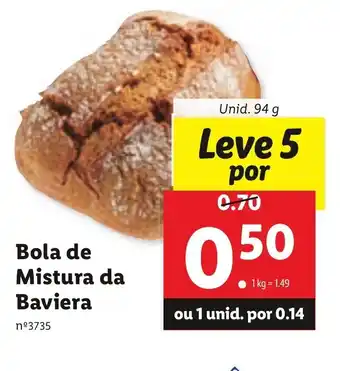 Lidl Bola de Mistura da Baviera 94g promoção
