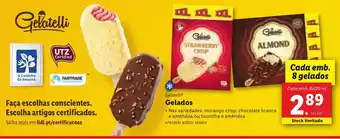 Lidl Getatelli Gelados promoção