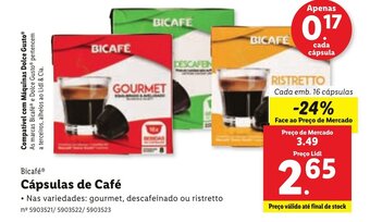 Lidl Cápsulas de Café promoção
