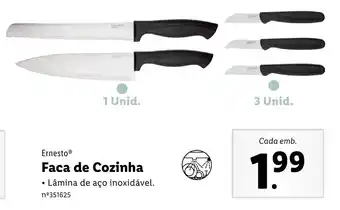 Lidl Faca de Cozinha promoção