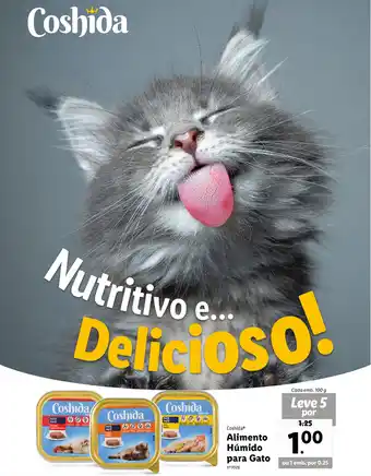 Lidl Coshida Alimento Húmido para Gato promoção
