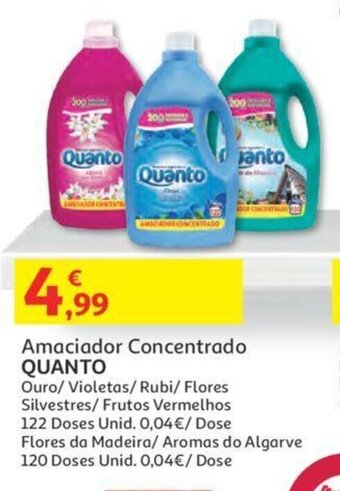 Auchan Amaciador Concentrado Quanto promoção