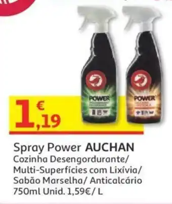 Auchan Spray Power Auchan 750ml promoção