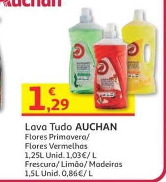 Auchan Lava Tudo Auchan promoção