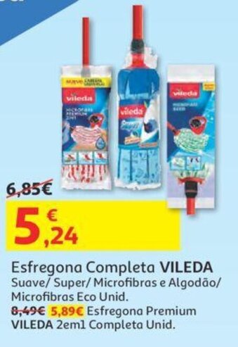 Auchan Esfregona Completa Vileda promoção