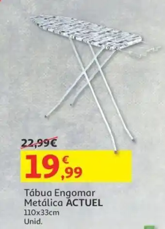 Auchan Tábua Engomar Metálica Actuel 110x33cm promoção