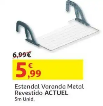 Auchan Estendal Varanda Metal Revestido Actuel 5m promoção