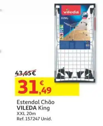 Auchan Estendal Chão Vileda King XXL 20m promoção