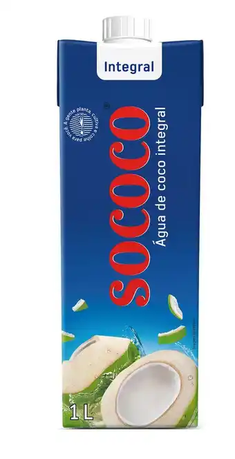 Makro SOCOCO Água de Coco Integral 1LT promoção