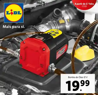 Lidl Bomba de Óleo 12V promoção