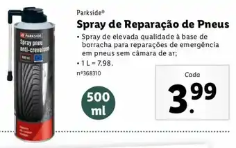 Lidl Parkside de Reparação de Pneus 1L promoção