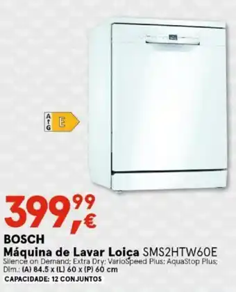 Worten Bosch Máquina de Lavar Loiça promoção