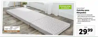 Lidl Livarno Home Cochão Hóspedes 190x65x8,5cm/ 63x65x25,5cm promoção