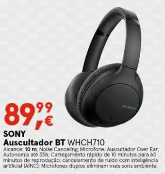 Worten SONY Auscultador BT WHCH710 promoção