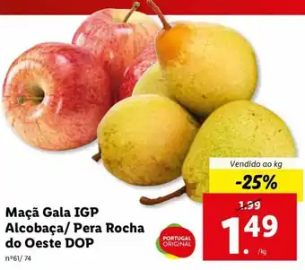 Maçã Gala IGP Alcobaça/ Pera Rocha do Oeste DOP