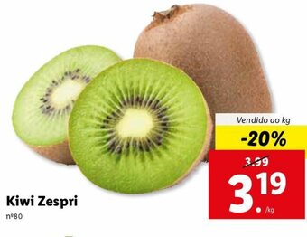 Lidl Kiwi Zespri promoção