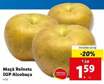 Lidl Maçã Reineta IGP Alcobaça promoção