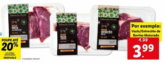 Lidl Inisvale Vazia/Entrecõte de Bovino Maturado promoção