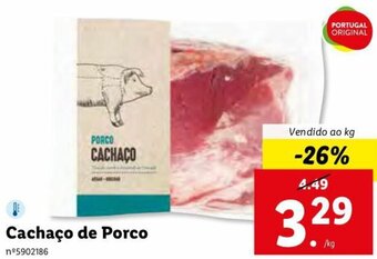 Lidl Cachaço de Porco promoção