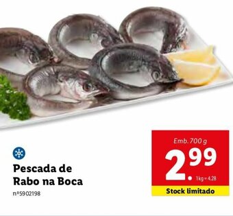 Lidl Pescada de Rabo na Boca 700g promoção