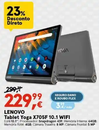 Worten Lenovo Tablet Yoga X705F 10.1 WIFI promoção