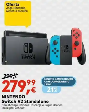 Worten Nintendo Switch V2 Standalone promoção