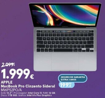 Apple Macbook Pro Cinzento sideral