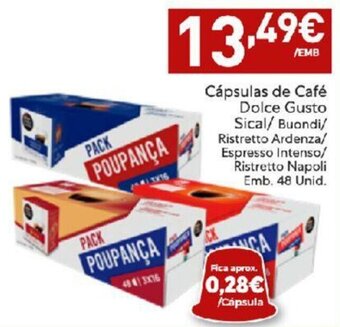 Amanhecer Cápsulas de Café Dolce Gusto promoção