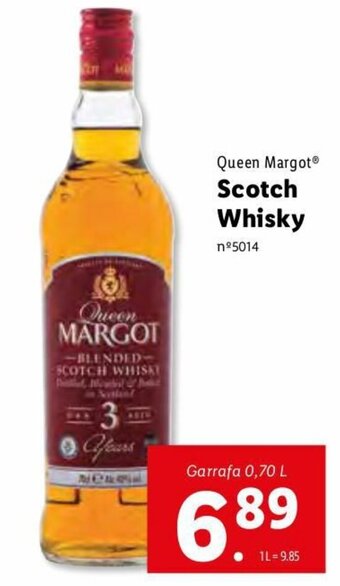 Lidl Queen Margot Scotch Whisky 0,70L promoção