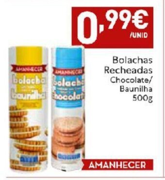 Amanhecer Bolachas Recheadas 500g promoção