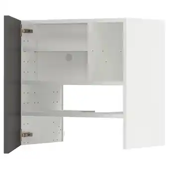Metod Arm pared p/exaustor c/prat/pt, branco/axstad cinz esc, 60x60 cm