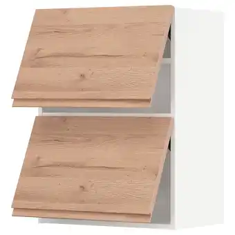 IKEA Metod Armário parede horiz c/2portas, branco/voxtorp efeito carvalho, 60x80 cm promoção