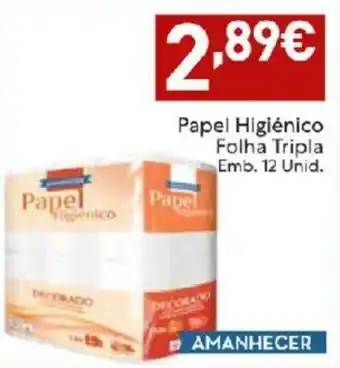 Amanhecer Papel Higiénico Folha Tripla promoção