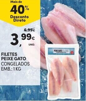 Continente Filetes Peixe Gato 1kg promoção