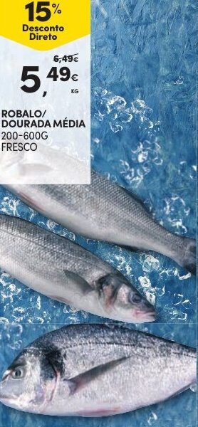 Continente Robalo/Dourada Média 200-600g promoção