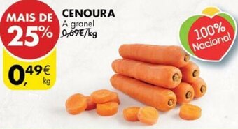 Pingo Doce Cenoura promoção