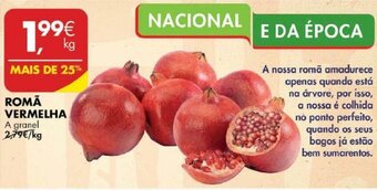 Pingo Doce Romã Vermelha promoção