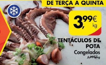 Pingo Doce Tentáculos de Pota Congelados promoção
