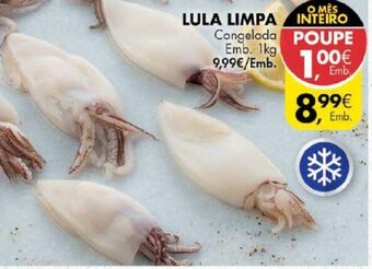 Pingo Doce Lula Limpa 1kg promoção