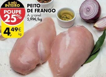 Pingo Doce Peito de Frango promoção