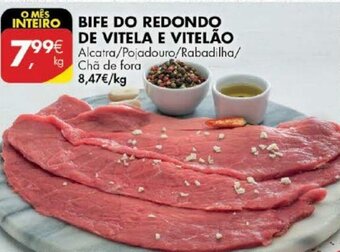 Pingo Doce Bife do Redondo de Vitela e Vitelão promoção