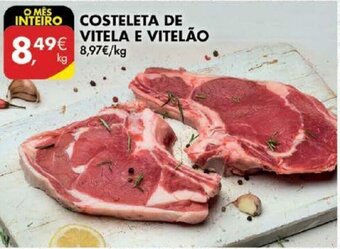 Pingo Doce Costeleta de Vitela e Vitelão promoção