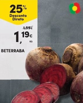 Continente Beterraba promoção
