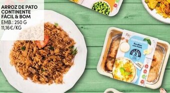 Continente Arroz de Pato Continente Fácil & Bom 250g promoção
