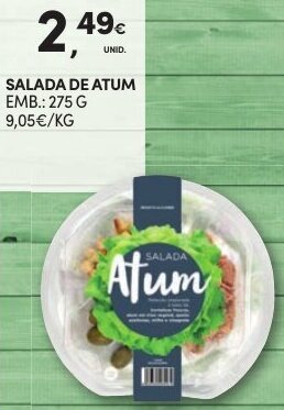Continente Salada de Atum 275g promoção
