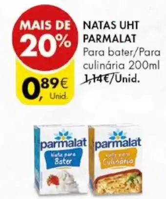 Pingo Doce NATAS UHT PARMALAT 200ml promoção