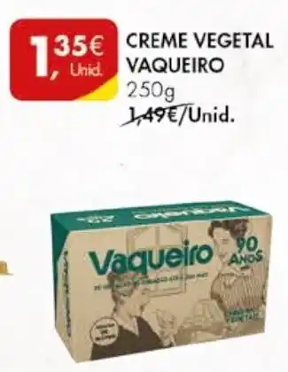 Pingo Doce CREME VEGETAL VAQUEIRO 250g promoção