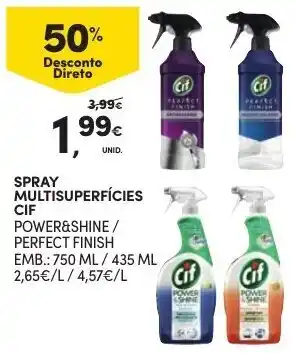 Continente Spray Multisuperfícies CIF promoção