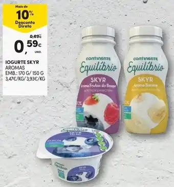 Continente Iogurte Skyr promoção